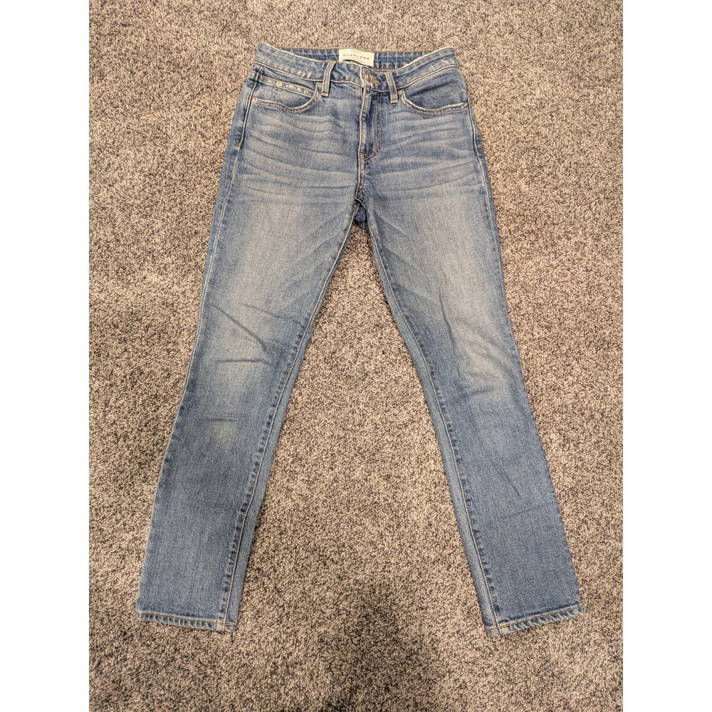 SLVRLAKE Sophie Mid Rise Skinny Leg Jeans in All Or Nothing Size US 24